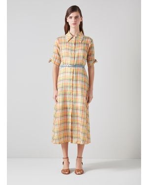 LK Bennett Saffron Dresses, Multi - Natural