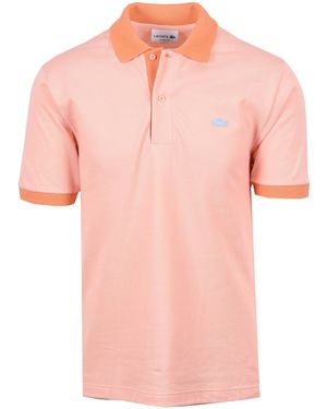 Lacoste Polo Shirt Peach/ Cotton - Pink