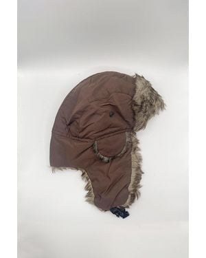 SVNX Tapper Hat With Faux Fur Lining - Brown