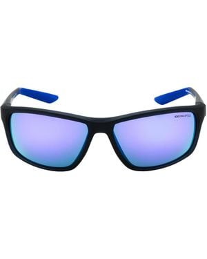Nike Adrenaline 22 M Matte Obsidian Sunglasses - Blue