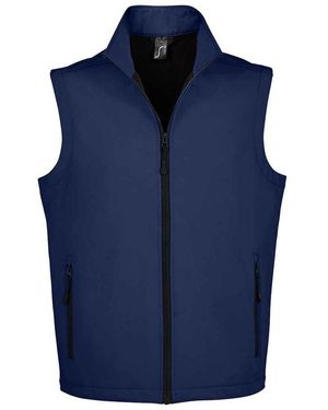 Sol's Race Softshell Body Warmer (French) - Blue