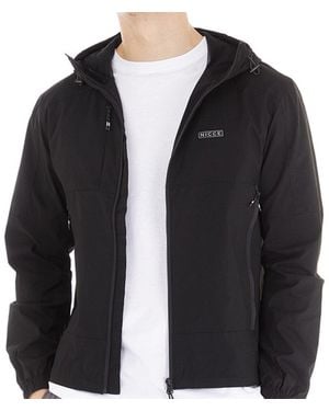 Nicce London Shoreline Windbreaker Jacket - Black
