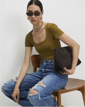 River Island And Scoop Neck Bodysuit 2 Pack - Blue