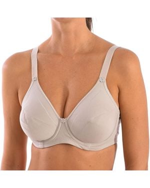 Selene Patricia Cotton Underwire Bra - White