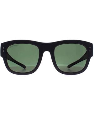 Montana Square Matte G15 Polarized Fo7 Fit Over Glasses Sunglasses - Green