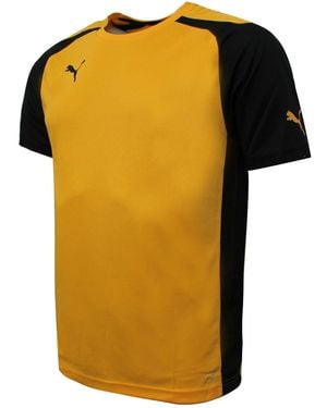 PUMA Speed Jersey Training Gym Sports T-Shirt - Yellow
