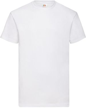 Fruit Of The Loom Adult Valueweight Cotton T-Shirt - White