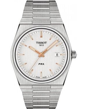 Tissot Prx Stainless Steel Bracelet Dial Watch - Grey