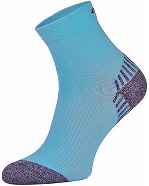 Comodo 1 Pack Low Cut Ankle Compression Running Socks - Blue