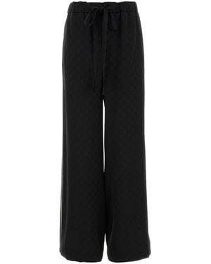 Gucci Satin Pyjama Pant Viscose - Black
