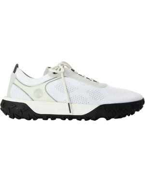 Timberland Motion 6 Knitted Greenstride Trainers - White