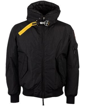 Parajumpers Gobi Core Hooded Bomber Jacket Nylon - Black
