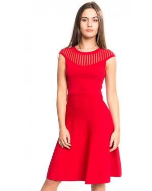 French Connection Capped Sleeve Knits - Red