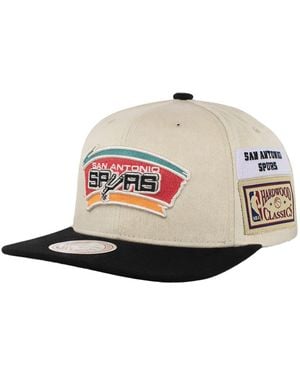 Mitchell & Ness Nba San Antonio Spurs Hwc Vintage Jockey Cap - Natural