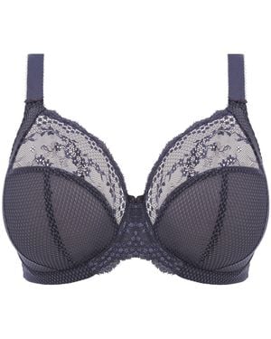 Elomi Charley Stretch Plunge Bra - Blue