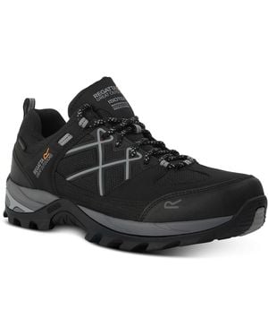 Regatta Walking Shoes Trainers Waterproof Samaris Iii Low Lace Up Granite - Black