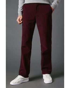 MAINE Premium Corduroy Chino Trouser - Brown