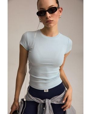 Grimelange Slim Fit Crew Neck T-Shirt - Grey