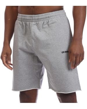 Off-White c/o Virgil Abloh Off All Sweat Shorts - Grey