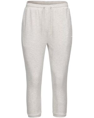 Slazenger 1881 Ladies Interlock Logo Jogging Bottoms Marl) - Grey