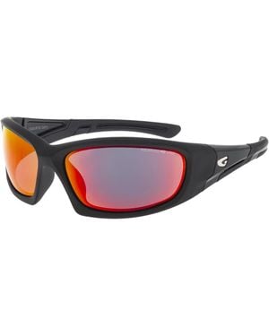 G.O.D Eyewear Samum Polarised Uv400 Sport Sunglasses With Mirror Hydrophobic Lens - Red