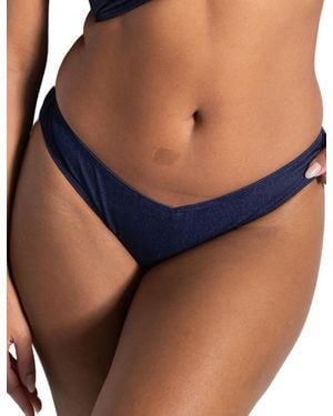 Pour Moi 29901 Adelaide Denim V Bikini Brief - Blue