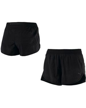PUMA Nightcat Reflective Fitness Shorts - Black