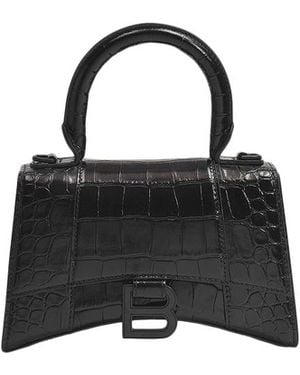 Balenciaga Hourglass Xs Bag - Black