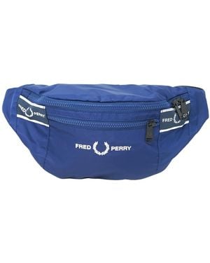 Fred Perry Graphic Tape Crossover French Bag - Blue