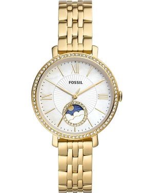 Fossil Jacqueline Watch Es5167 Stainless Steel (Archived) - Metallic