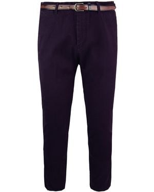 Scotch & Soda Regular Dark Chinos Cotton - Blue