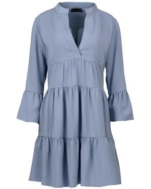 Conquista Loose A Line Dress - Blue