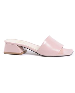Versace 19.69 Abbigliamento Sportivo 19V69 Sandal Neper Kid Cipria Leather - Pink