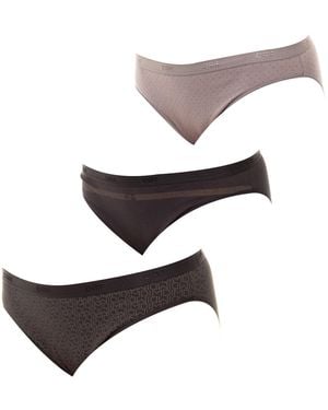 DIM Pack-3 Knickers Slips Coton Strech D4C17 - Multicolour
