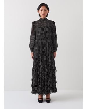 LK Bennett Lucie Petite Dresses, /Cream - Black