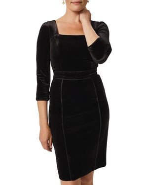 Hobbs Josie Velvet Dress - Black