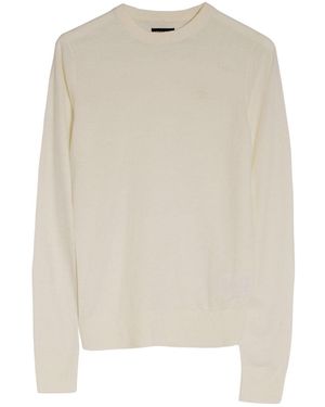 North Sails Crew Neck Wool Blend Jumper - Natural
