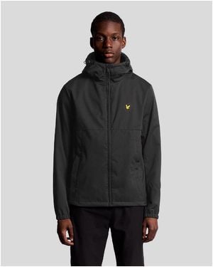 Lyle & Scott And Windbreaker Full Zip Up Jacket - Black