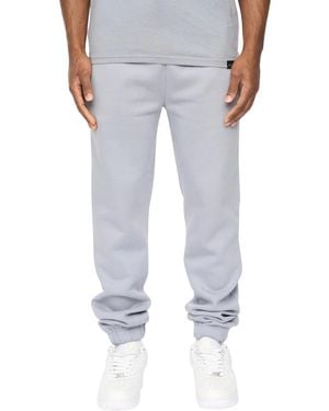 Crosshatch Preece Jogging Bottoms (Steel) - Grey