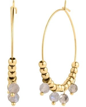 Eastside Stainless Steel Earring - Metallic