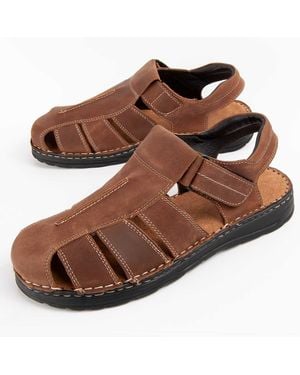 Purapiel Sandal Beira5 Leather - Brown