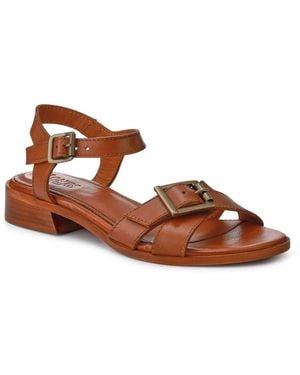 Jones Bootmaker Hythe Smart Leather Sandals - Brown