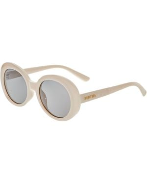 Bertha Annie Polarized Sunglasses - White