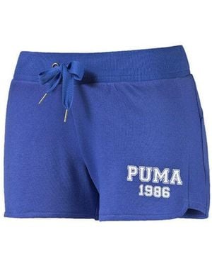 PUMA Style Athletic Dazzling Sport Short Shorts 836403 31 Rw22 - Blue