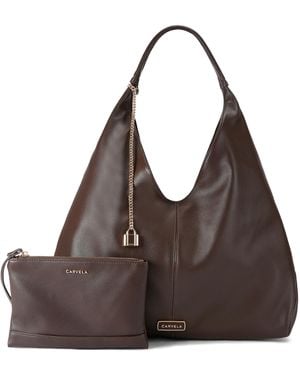 Carvela Kurt Geiger Suedette Cassia Hobo Bag - Brown