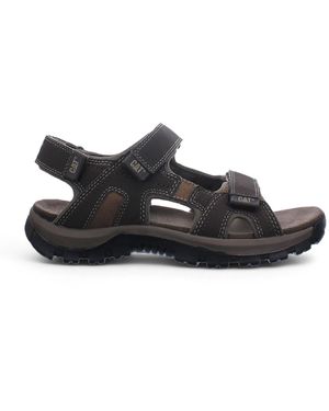 Caterpillar Leather Giles Trekking Sandals - Black