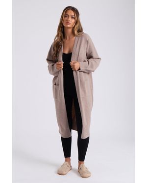 Urban Bliss Longline Patch Pocket Cardi - Multicolour