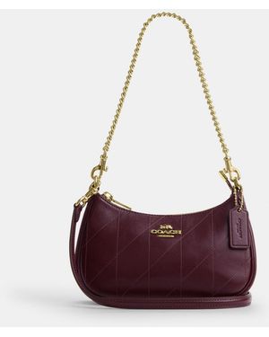 COACH Teri Mini Crossbody Bag With Quilting - Red