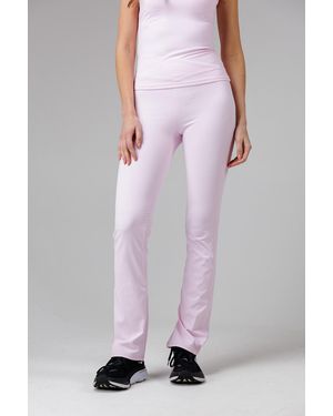 French Connection Wrap Front Fcuk Stretch Yoga Pant - Pink