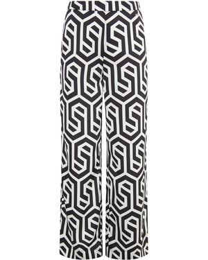 Dreimaster Stof Broek En Wit